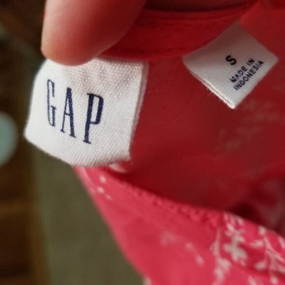 Gap Pink Floral V-neck Shift Dress - Picture 6 of 6